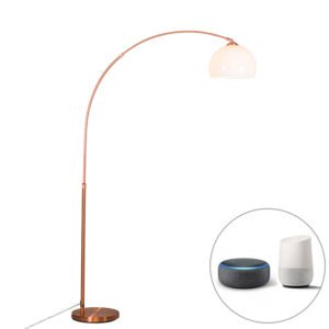 Inteligentná oblúková lampa medená vrátane A60 Wifi - Arc Basic