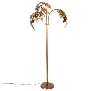 Inteligentná stojaca lampa zlatá 193 cm 3-svetlá vrátane 3 Wifi P45 - Botanica