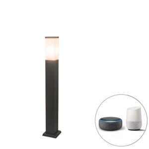 Inteligentný vonkajší lampáš tmavosivý 80 cm vrátane WiFi P45 - Malios