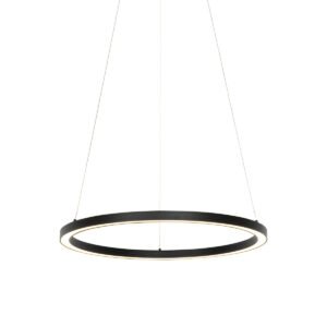 Inteligentné závesné svietidlo čierne 60 cm vrátane LED a RGBW - Girello