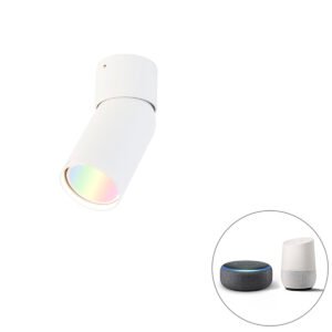 Inteligentné bodové svetlo biele nastaviteľné vrátane Wifi GU10 - Falo