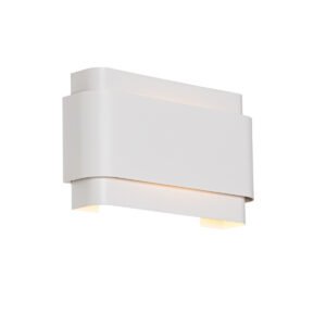 Inteligentné nástenné svietidlo biele 2-svetelné vrátane 2 Wifi G9 - Coen