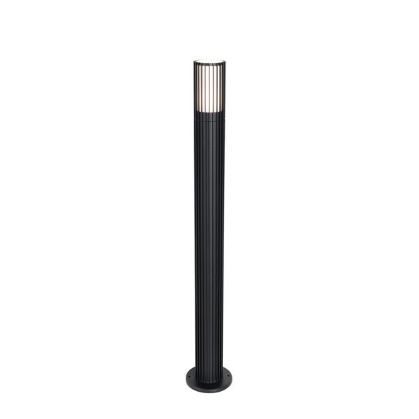 Inteligentný vonkajší stĺpik čierny 80 cm IP44 vrátane GU10 50mm - Boris