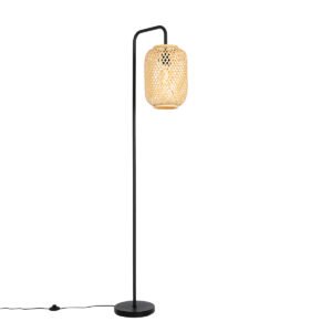 Inteligentná stojaca lampa bambusová vrátane WiFi ST64 - Yvonne
