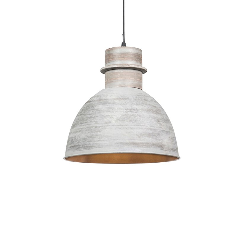 Inteligentné závesné svietidlo sivé 30 cm vrátane wifi žiarovky A60 - Dory